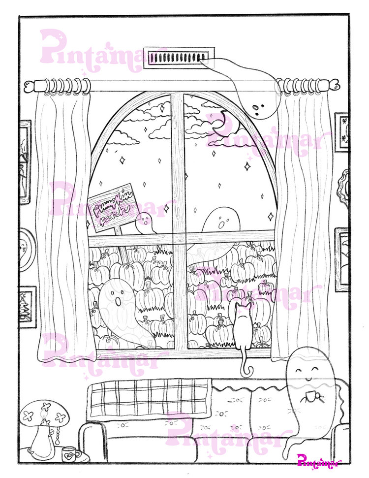 Halloween Coloring Page