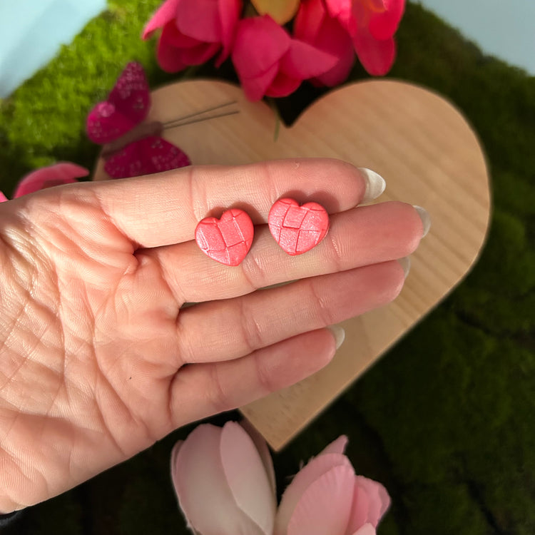 Heart Studs (multiple pairs)