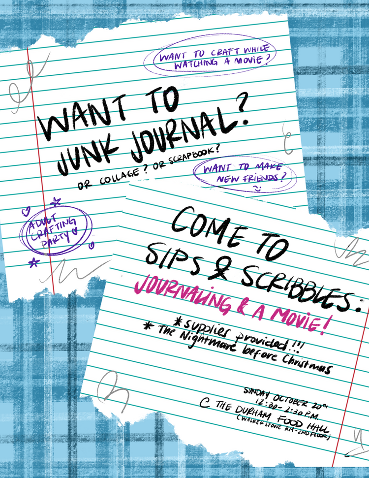 Sips & Scribbles: *Junk* Journaling TICKET