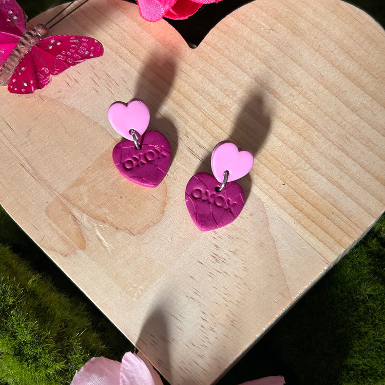 Romantic hearts: xoxo