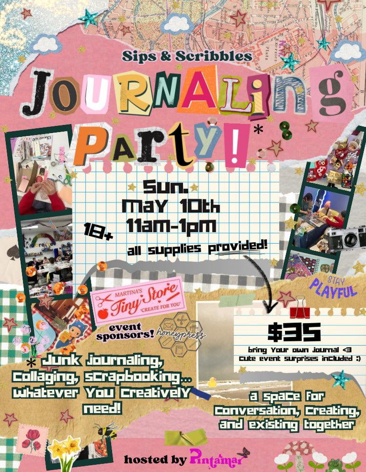 Sips & Scribbles: Adult Journaling Party @ The Scrap Exchange!