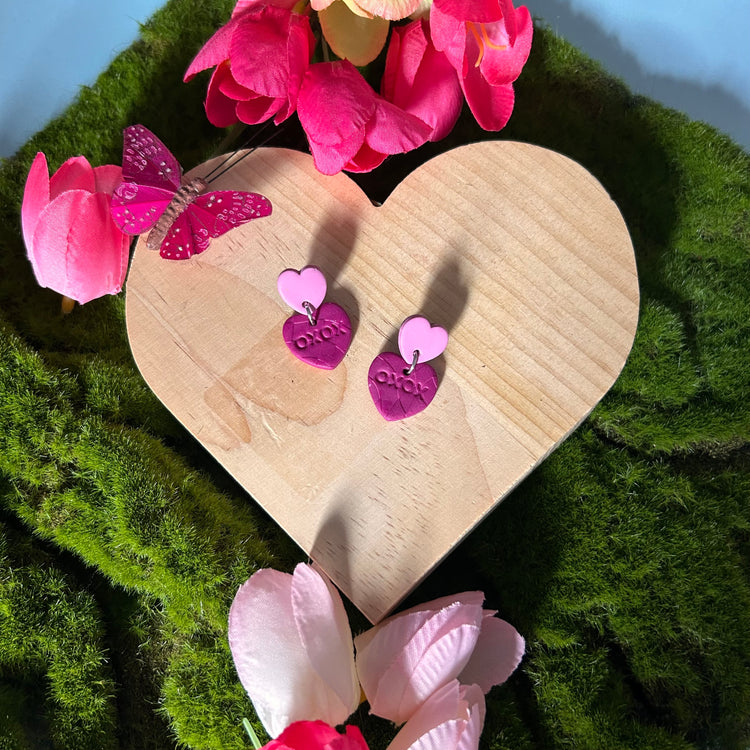 Romantic hearts: xoxo