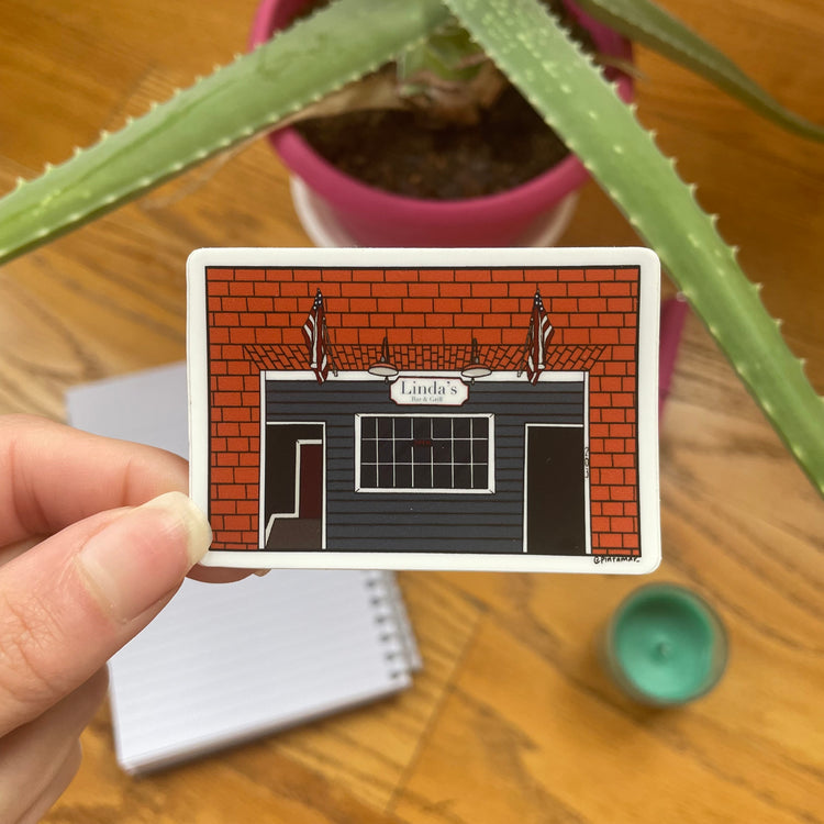 Linda’s Bar & Grill Vinyl Sticker