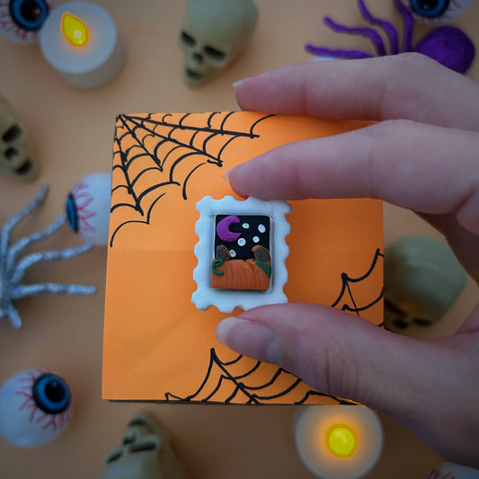 Halloween Stamp Pin