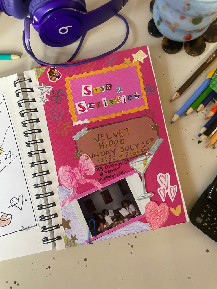 Sips & Scribbles: A Coloring Party for Adults! TICKET