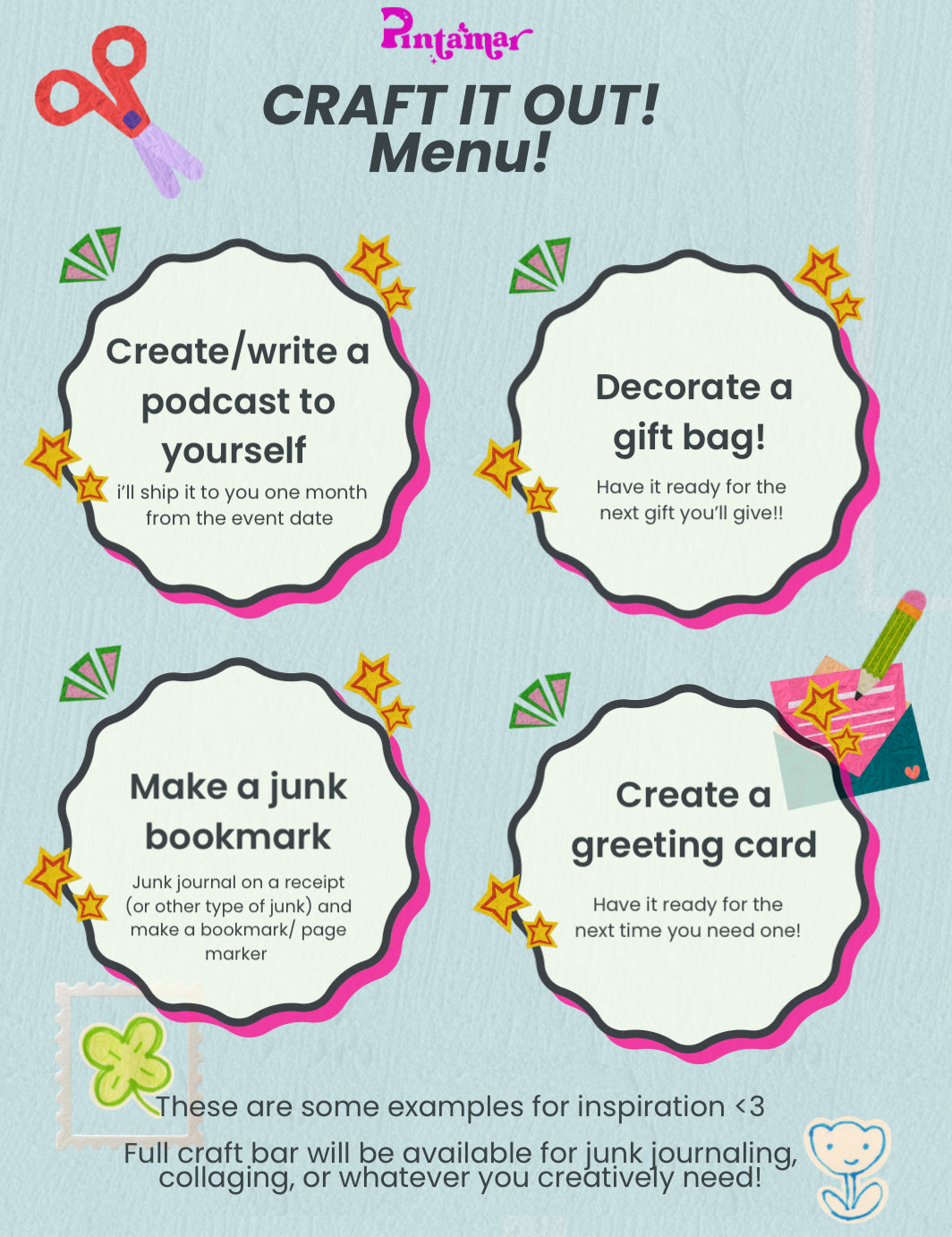 Craft it OUT! Fridays