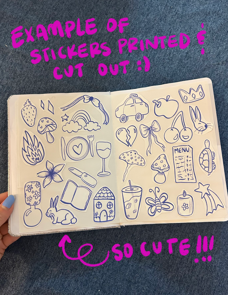 All Things Travel! 🚕 Coloring / Sticker Sheet