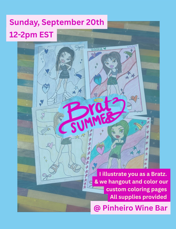 Sips & Scribbles: Adult Coloring Party! [BRATZ Summer] TICKET