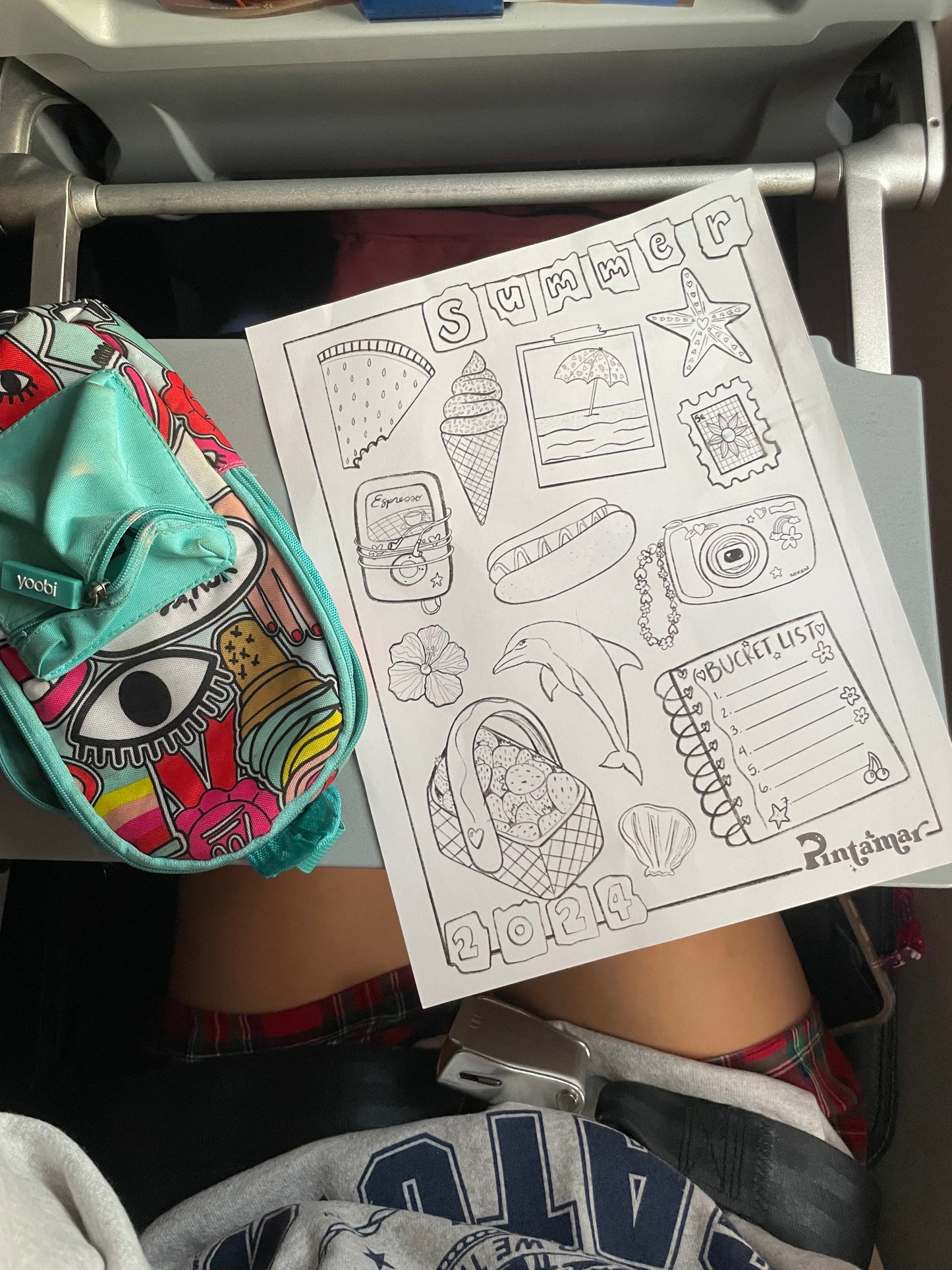 Monthly Coloring Page Subscription (Snail Mail Club)