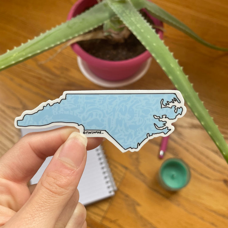 North Carolina Vinyl Sticker